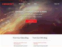 Tablet Screenshot of cequens.com